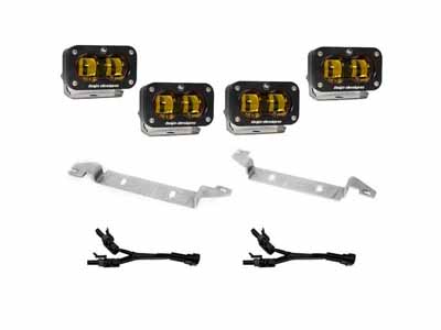 Baja Designs 448240 2024-Present Toyota Tacoma S2 SAE Baja Amber OEM Fog Replacement Kit / Baja Designs 448240 Fog Light