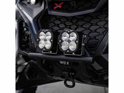 Baja Designs 448249 Can-Am Maverick R XL80 Push Bar Bumper Kit / Baja Designs 448249 Bumper Lights