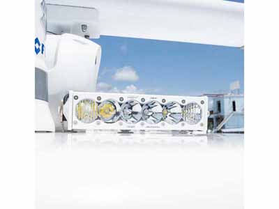 Baja Designs 451003WT OnX6+ White Straight LED Light Bar (10 Inch; Driving/Combo; Clear) / Baja Designs 451003WT LED Light Bar