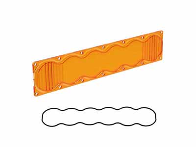 Baja Designs 458118 OnX6 Light Bar Lens Kit (10 Inch; Driving/Combo; Factory Amber) / Baja Designs 458118 Light Bar Lens