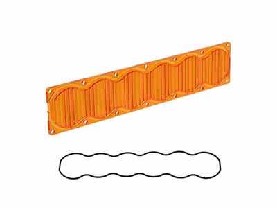 Baja Designs 458119 OnX6 Light Bar Lens Kit (10 Inch; Wide Cornering; Factory Amber) / Baja Designs 458119 Light Bar Lens