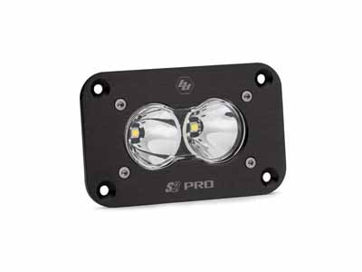 Baja Designs 481001 LED Light Work/Scene Pattern Clear Black S2 Pro / Baja Designs 481001 LED Light Pod