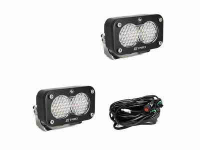 Baja Designs 487806 LED Light Pods Work/Scene Pattern Pair S2 Pro Series / Baja Designs 487806 LED Light Pod