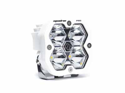 Baja Designs 49-0001-WT-2 Squadron 2.0 Pro White LED Auxiliary Light Pod Universal Clear Spot / Baja Designs 49-0001-WT-2 Auxiliary Light