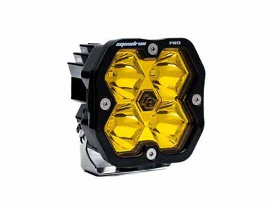 Baja Designs 49-0011-2 Squadron 2.0 Pro Black LED Auxiliary Light Pod Universal Baja Amber Spot / Baja Designs 49-0011-2 Auxiliary Light