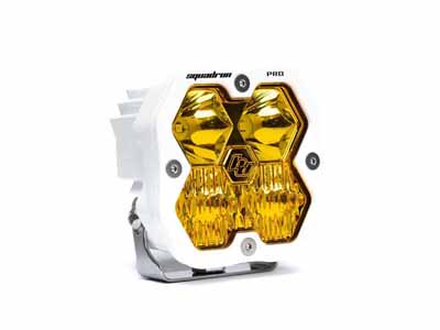 Baja Designs 49-0013-WT-2 Squadron 2.0 Pro White LED Auxiliary Light Pod Amber Driving/Combo / Baja Designs 49-0013-WT-2 Auxiliary Light