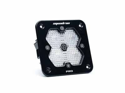 Baja Designs 49-1006-2 Squadron 2.0 Pro Black Flush Mount LED Auxiliary Light Pod Clear Work/Scene / Baja Designs 49-1006-2 Auxiliary Light