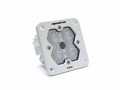 Baja Designs 49-1006-WT-2 Squadron 2.0 Pro White Flush Mount LED Aux Light Pod Clear Work/Scene / Baja Designs 49-1006-WT-2 Auxiliary Light