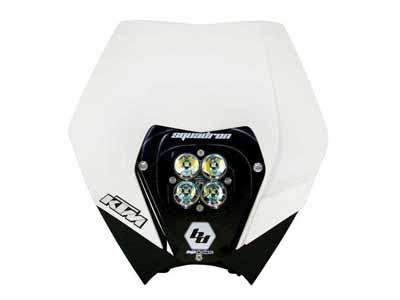 Baja Designs 497061AC KTM A/C LED Light Kit 08-13 KTM W/Head Shell Squadron Pro / Baja Designs 497061AC LED Light Kit