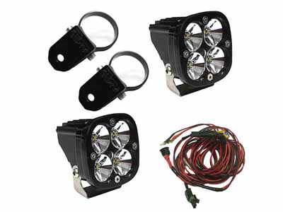 Baja Designs 497102 LED Light Pods Kit W/A Pillar Mounts 2.00 Inch Harness Squadron Pro / Baja Designs 497102 LED Light Pod