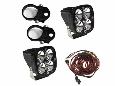 Baja Designs 497108 LED Light Pods Kit W/Vertical Mounts 2.00 Inch Harness Squadron Pro / Baja Designs 497108 LED Light Pod