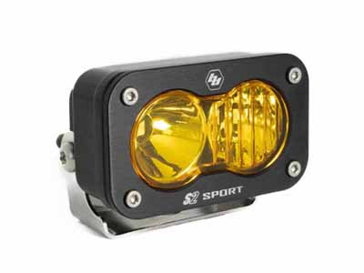 Baja Designs 540013 LED Work Light Baja Amber Lens Driving Combo Pattern Each S2 Sport / Baja Designs 540013 Work Light
