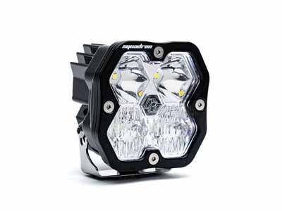Baja Designs 55-0003-2 Squadron 2.0 Sport Black LED Auxiliary Light Pod Universal Clr Driving/Combo / Baja Designs 55-0003-2 Auxiliary Light