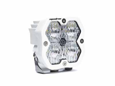 Baja Designs 55-0005-WT-2 Squadron 2.0 Sport White LED Auxiliary Light Pod Clear Wide Cornering / Baja Designs 55-0005-WT-2 Auxiliary Light