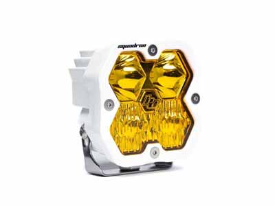 Baja Designs 55-0013-WT-2 Squadron 2.0 Sport White LED Auxiliary Light Pod Amber Driving/Combo / Baja Designs 55-0013-WT-2 Auxiliary Light