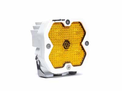 Baja Designs 55-0016-WT-2 Squadron 2.0 Sport White LED Auxiliary Light Pod Amber Work/Scene / Baja Designs 55-0016-WT-2 Auxiliary Light