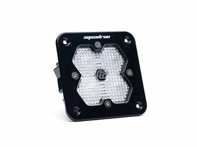 Baja Designs 55-1006-2 Squadron 2.0 Sport Black Flush Mount LED Auxiliary Light Pod Clear Work/Scene / Baja Designs 55-1006-2 Auxiliary Light