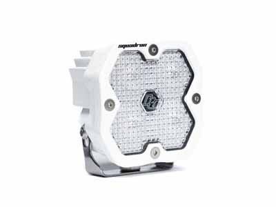 Baja Designs 55-1006-WT-2 Squadron 2.0 Sport White Flush Mount LED Aux Light Pod Clear Work/Scene / Baja Designs 55-1006-WT-2 Auxiliary Light