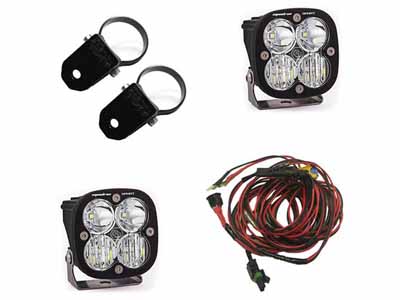 Baja Designs 557102 Polaris LED Light Pods 2 Inch Harness A Pillar Mounts Kit Squadron Sport / Baja Designs 557102 LED Light Pod