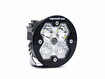 Baja Designs 58-0003-2 Squadron-R 2.0 Sport Black LED Auxiliary Light Pod Clear Driving/Combo / Baja Designs 58-0003-2 Auxiliary Light