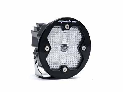 Baja Designs 58-0006-2 Squadron-R 2.0 Sport Black LED Auxiliary Light Pod Universal Clear Work/Scene / Baja Designs 58-0006-2 Auxiliary Light