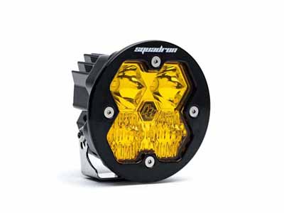Baja Designs 58-0013-2 Squadron-R 2.0 Sport Black LED Auxiliary Light Pod Amber Driving/Combo / Baja Designs 58-0013-2 Auxiliary Light