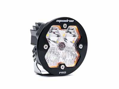 Baja Designs 59-0003-2 Squadron-R 2.0 Pro Black LED Auxiliary Light Pod Universal Clr Driving/Combo / Baja Designs 59-0003-2 Auxiliary Light