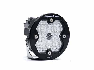 Baja Designs 59-0006-2 Squadron-R 2.0 Pro Black LED Auxiliary Light Pod Universal Clear Work/Scene / Baja Designs 59-0006-2 Auxiliary Light