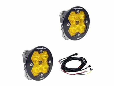 Baja Designs 59-7815-2 Squadron-R 2.0 Pro Black LED Auxiliary Light Pod Pair / Baja Designs 59-7815-2 Auxiliary Light