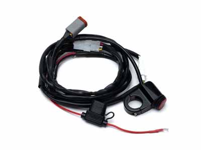Baja Designs 64-0057 Squadron 2.0 4-pin Deutsch Motorcycle Wiring Harness w/ Switch Universal / Baja Designs 64-0057 Wiring Harness