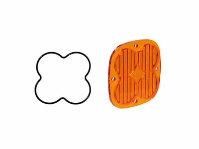 Baja Designs 668419 Squadron Light Pod Lens Kit Wide Cornering Factory Amber / Baja Designs 668419 Light Bar Lens