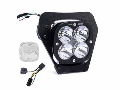 Baja Designs 677101 KTM XL80 D/C Headlight Kit w/Hi-Low Harness 2024+ 350 EXC-F 500 EXC-F Spot Clear / Baja Designs 677101 Headlight Kit