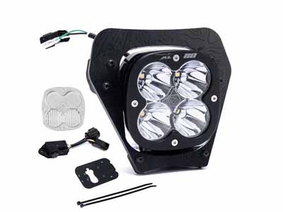 Baja Designs 677103 KTM XL80 D/C Headlight w/Dimmer 2024-Up 450 XCF-W 350 XW-F 500 XW-F Spot Clear / Baja Designs 677103 Headlight Kit