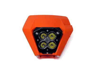 Baja Designs 677198 XL80 LED KTM 2017-2019 Kit Headlight Shell / Baja Designs 677198 Motorcycle Headlight