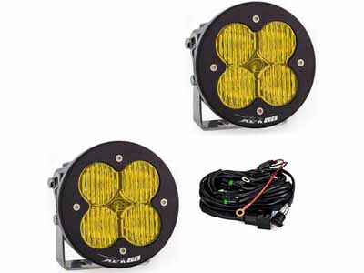 Baja Designs 767815 LED Light Pods Baja Amber Lens Wide Cornering Pattern Pair XL R 80 Series / Baja Designs 767815 LED Light Pod