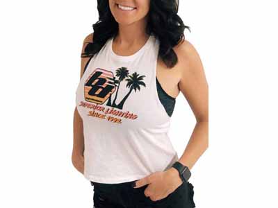 Baja Designs 980052 Shirt Superior 90's Quality BD Ladies Large White / Baja Designs 980052 Womens Shirts