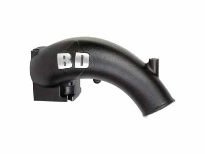 BD Diesel 1041555 X-Flow Power Intake Elbow Black Dodge 2003-2007 5.9L Cummins / BD Diesel 1041555 Air Intake Deceleration Elbow