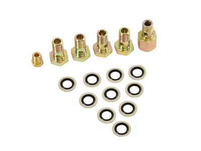 BD Diesel 1050215 Banjo Bolt Upgrade Kit 1999 Dodge 5.9L 24-Valve Cummins / BD Diesel 1050215 Fuel Line Banjo Bolt