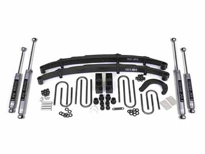 BDS Suspension BDS109FS 4" Block Lift Kit 1973-1976 Chevy/GMC 1/2-Ton Truck/SUV 4WD With Fox Shocks / BDS Suspension BDS109FS Lift Kit