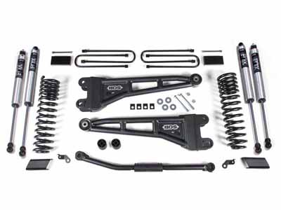 BDS Suspension BDS1306FS 2.5" Lift Kit w/Radius Arm 2023-2024 F450 W/Fox 2.0 Performance Shocks / BDS Suspension BDS1306FS Lift Kit