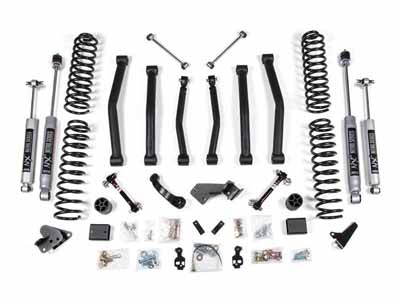BDS Suspension BDS1414H 4.5" Lift Kit 2007-11 Wrangler JK 4-Dr Fixed Sway Bar Link NX2 Nitro Shocks / BDS Suspension BDS1414H Lift Kit