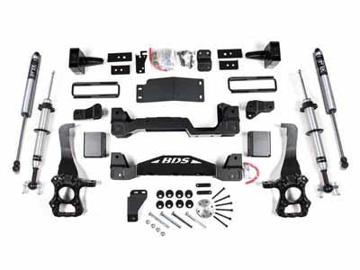 BDS Suspension BDS1532FSR 6" Lift Kit FOX 2.0 Internal Floating Piston Strut 2015-2020 F150 4WD / BDS Suspension BDS1532FSR Lift Kit
