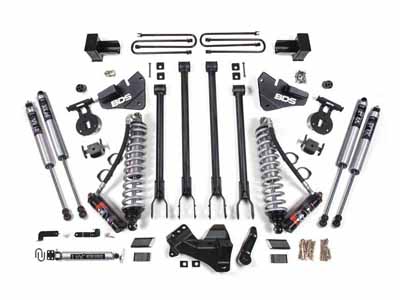 BDS Suspension BDS1577FPE 4" Lift Kit w/4-Link FOX 2.5 Coil-Over 2017-2019 F350 DRW 4WD Diesel / BDS Suspension BDS1577FPE Lift Kit