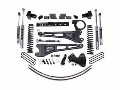 BDS Suspension BDS1580FS 6" Lift Kit w/ Radius Arm 2017-2019 Ford F250/F350 4WD Diesel / BDS Suspension BDS1580FS Lift Kit