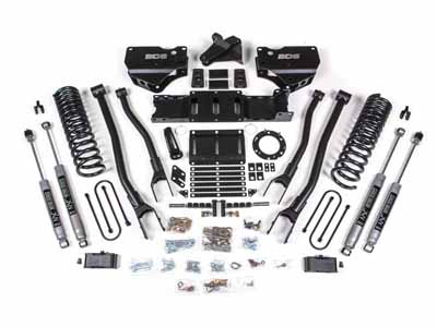 BDS Suspension BDS1677FS 4" Lift Kit w/ 4-Link Ram 2019-2023 Ram 3500 4WD Gas / BDS Suspension BDS1677FS Lift Kit