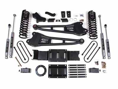 BDS Suspension BDS1701FPE 4" Lift Kit w/ Radius Arm 2019-2024 Ram 3500 4WD Gas / BDS Suspension BDS1701FPE Lift Kit