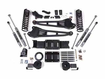 BDS Suspension BDS1714FS 4" Lift Kit w/ Radius Arm 2019-2024 Ram 2500 w/Air Ride 4WD Diesel / BDS Suspension BDS1714FS Lift Kit