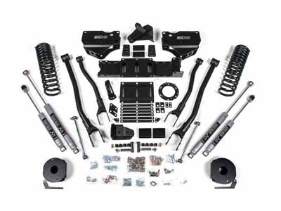 BDS Suspension BDS1717H 4" Lift Kit w/ 4-Link 2019-2024 Ram 2500 w/Air Ride 4WD Gas / BDS Suspension BDS1717H Lift Kit