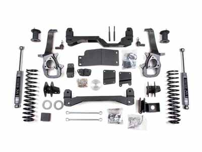 BDS Suspension BDS1750H 4" Lift Kit 2009-2011 Dodge Ram 1500 4WD 2" Coil Spacer NX2 NItro / BDS Suspension BDS1750H Lift Kit