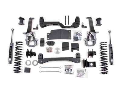 BDS Suspension BDS1751H 6" Lift Kit 2009-2011 Dodge Ram 1500 4WD 3" Coil Springs NX2 Nitro / BDS Suspension BDS1751H Lift Kit